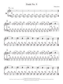 Etude No. 9 von Philip Glass (Download) 