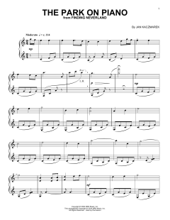 The Park On Piano von Jan Kaczmarek (Download) 