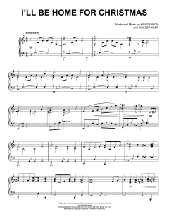 I'll Be Home For Christmas von Kim Gannon (Download) 