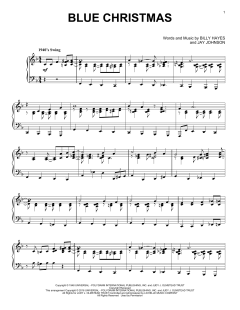 Blue Christmas von Elvis Presley (Download) 