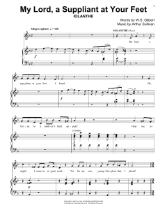 My Lord, A Suppliant At Your Feet von Gilbert & Sullivan (Download) 