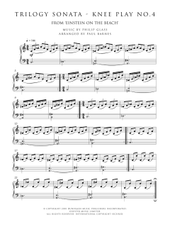 Trilogy Sonata - Knee Play No. 4 von Philip Glass (Download) 