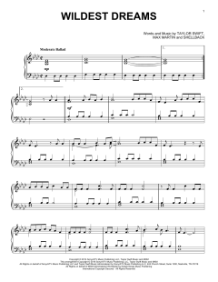 Wildest Dreams von Taylor Swift (Download) 