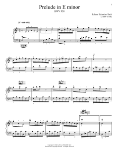 Little Prelude No. 7 in E Minor von Johann Sebastian Bach (Download) 