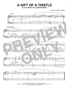A Gift Of A Thistle von James Horner (Download) 