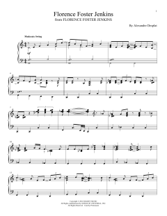 Florence Foster Jenkins von Alexandre Desplat (Download) 