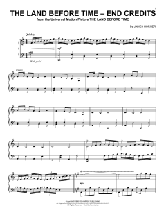 The Land Before Time - End Credits von James Horner (Download) 
