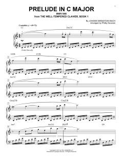 Prelude In C Major, BWV 846 [Jazz version] von Johann Sebastian Bach (Download) 