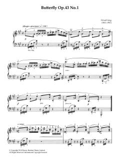 Butterfly von Edvard Grieg (Download) 