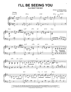 I'll Be Seeing You [Jazz version] von Sammy Fain (Download) 