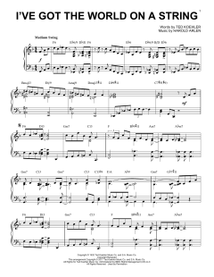 I've Got The World On A String [Jazz version] von Dick Hyman (Download) 