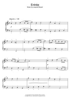 Entree von Leopold Mozart (Download) 