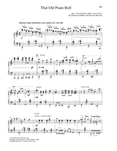 That Old Piano Roll von Stephen Sondheim (Download) 