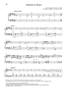 Johanna In Space von Stephen Sondheim (Download) 