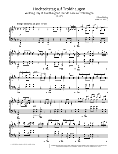 Wedding Day at Troldhaugen von Edvard Grieg (Download) 