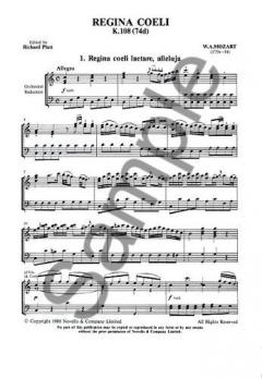 Regina Coeli KV 108 von Wolfgang Amadeus Mozart 