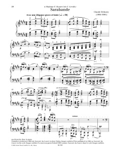 Sarabande von Claude Debussy (Download) 