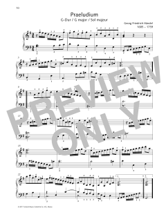 Prelude G major von George Frideric Handel (Download) 
