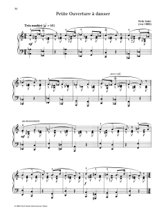 Petite Ouverture a Danser von Erik Satie (Download) 