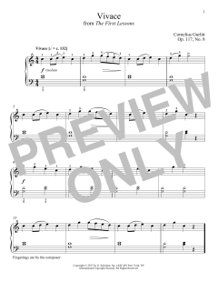 Vivace, Op. 117, No. 8 von Cornelius Gurlitt (Download) 