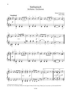 Siciliano von Robert Schumann (Download) 