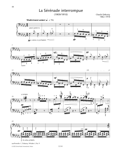 La Serenade Interrompue von Claude Debussy (Download) 
