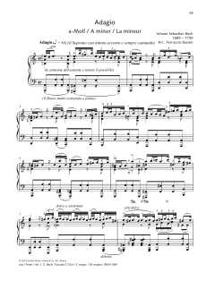 Adagio von Johann Sebastian Bach (Download) 