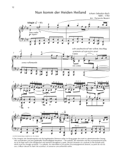Nun komm der Heiden Heiland von Johann Sebastian Bach (Download) 