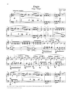 Elegy von Edvard Grieg (Download) 