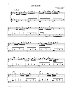 Sonata III B-flat major von Baldassare Galuppi (Download) 