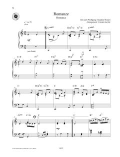 Romance von Wolfgang Amadeus Mozart (Download) 