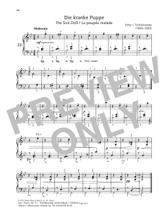 The Sick Doll von Pyotr Il'yich Tchaikovsky (Download) 