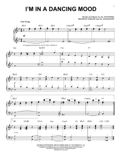 I'm In A Dancing Mood von Al Hoffman (Download) 