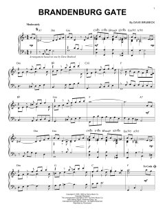 Brandenburg Gate von Dave Brubeck (Download) 