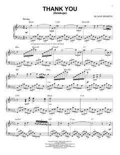 Thank You (Dziekuje) von Dave Brubeck (Download) 