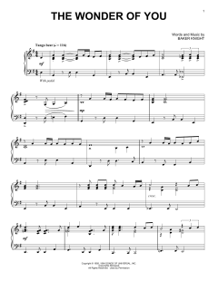 The Wonder Of You [Jazz version] von Elvis Presley (Download) 