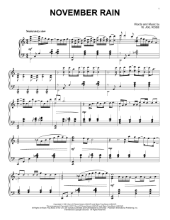 November Rain von Guns N' Roses (Download) 