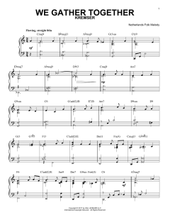 We Gather Together [Jazz version] von Edward Kremser (Download) 