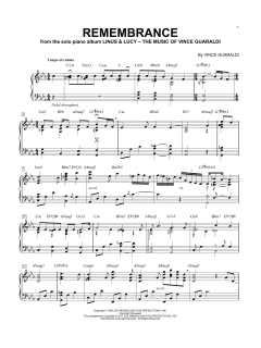 Remembrance (In Remembrance Of Me) von George Winston (Download) 