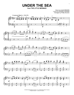 Under The Sea [Ragtime version] von Alan Menken (Download) 