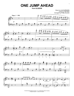 One Jump Ahead [Ragtime version] von Tim Rice (Download) 