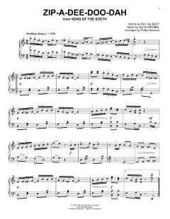 Zip-A-Dee-Doo-Dah von Ray Gilbert (Download) 