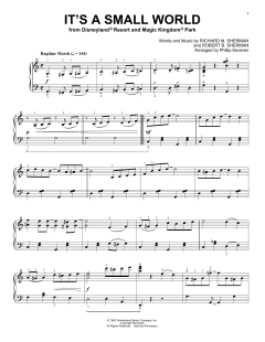 It's A Small World [Ragtime version] von Robert B. Sherman (Download) 