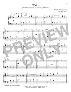 Waltz, Op. 69, No. 2 von Dmitri Shostakovich (Download) 
