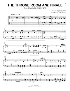 Throne Room and Finale von John Williams (Download) 