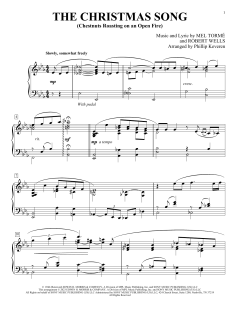 The Christmas Song (Chestnuts Roasting On An Open Fire) von Robert Wells (Download) 
