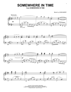 Somewhere In Time von John Barry (Download) 
