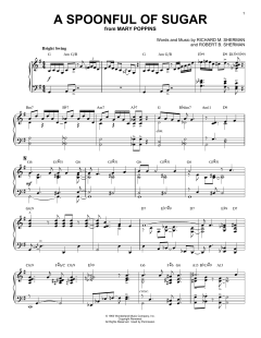 A Spoonful Of Sugar [Jazz version] von Robert B. Sherman (Download) 