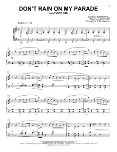 Don't Rain On My Parade von Jule Styne (Download) 