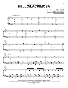 Hello/Lacrimosa von Adele (Download) 